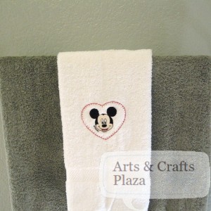 Mickey Mouse towel Embroidery "how to"