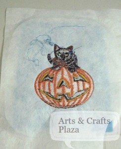 Halloween Embroidery Card 14